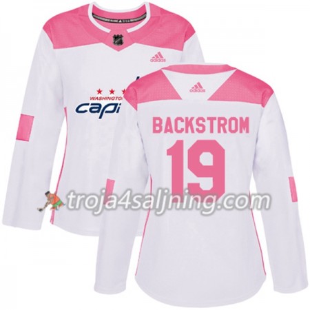 Washington Capitals tröja Nicklas Backstrom 19 Vit 2017-2018 Adidas Rosa Fashion Authentic - Dame NHL Tröjor Washington Capitals tröja Nicklas Backstrom 19 Vit 2017-2018 Adidas Rosa Fashion Authentic - Dame NHL Tröjor
